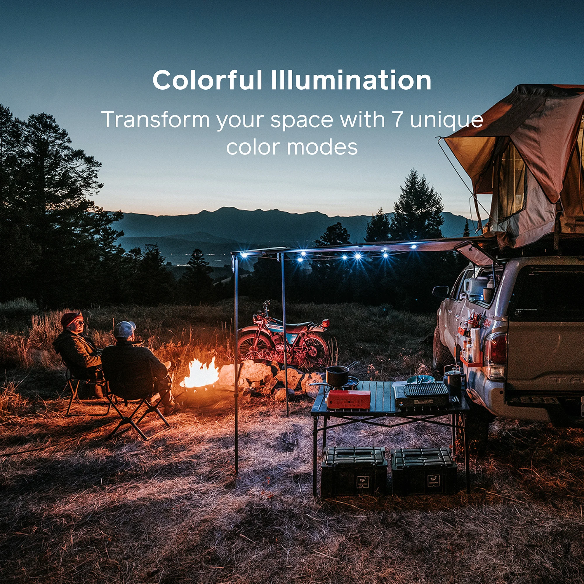 Solar String Lights: 44' Color - Image 3
