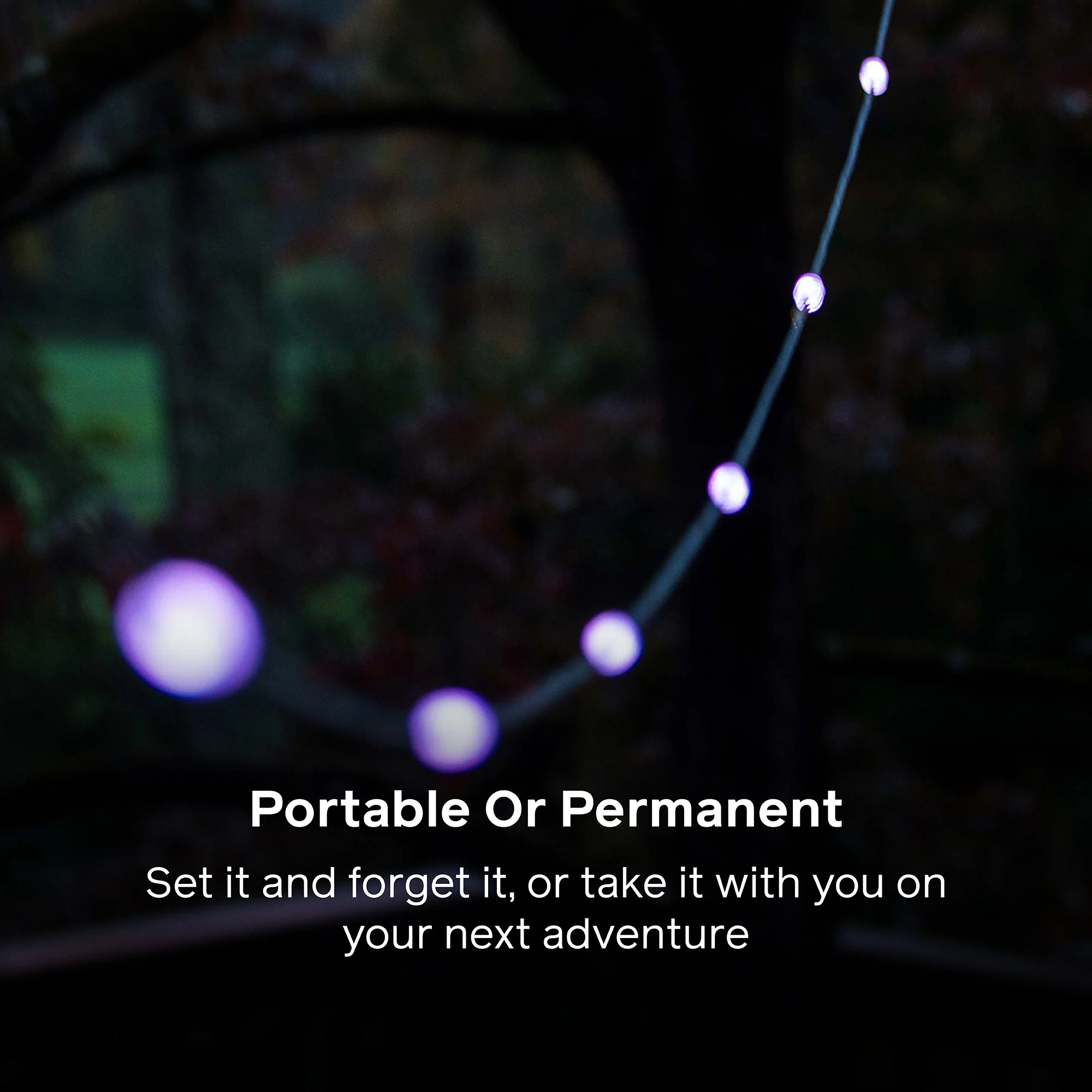 Solar String Lights: 44' Color - Image 9