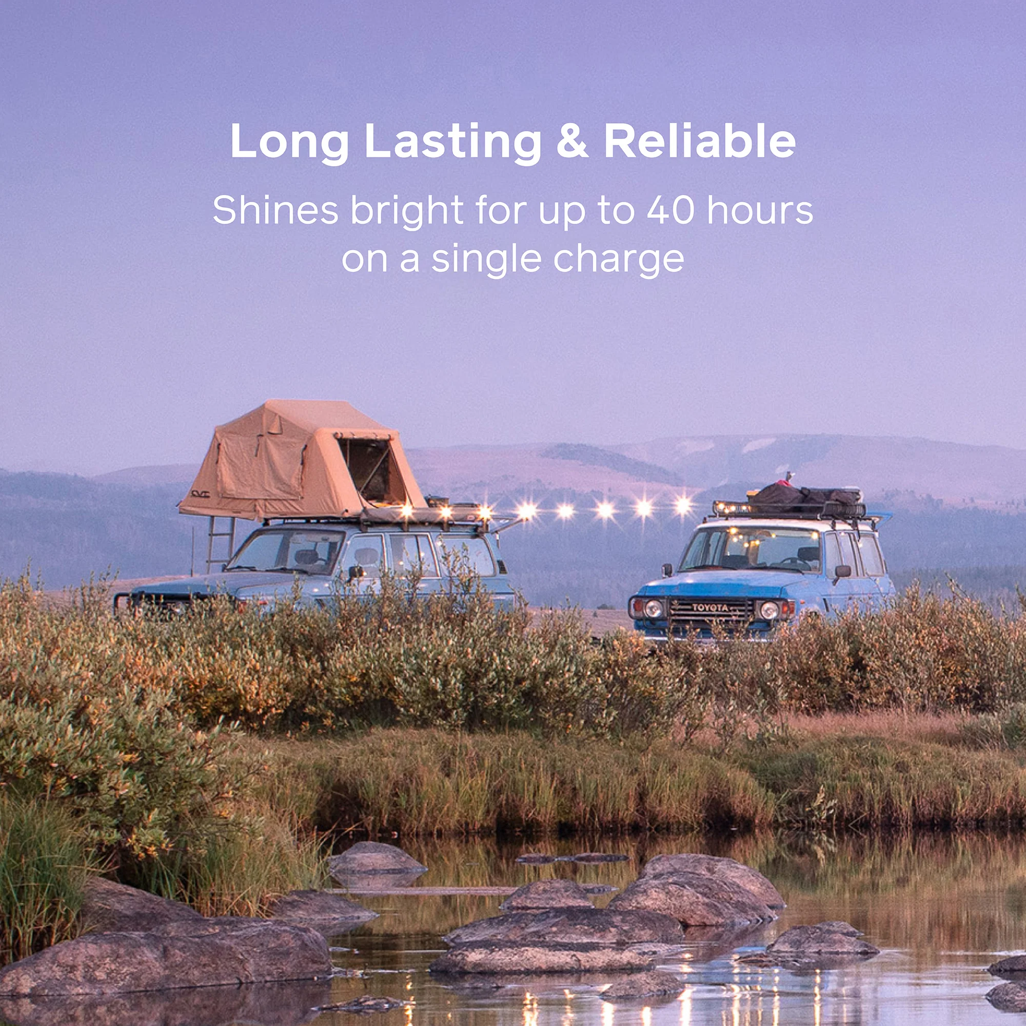Solar String Lights: 44' White - Image 6